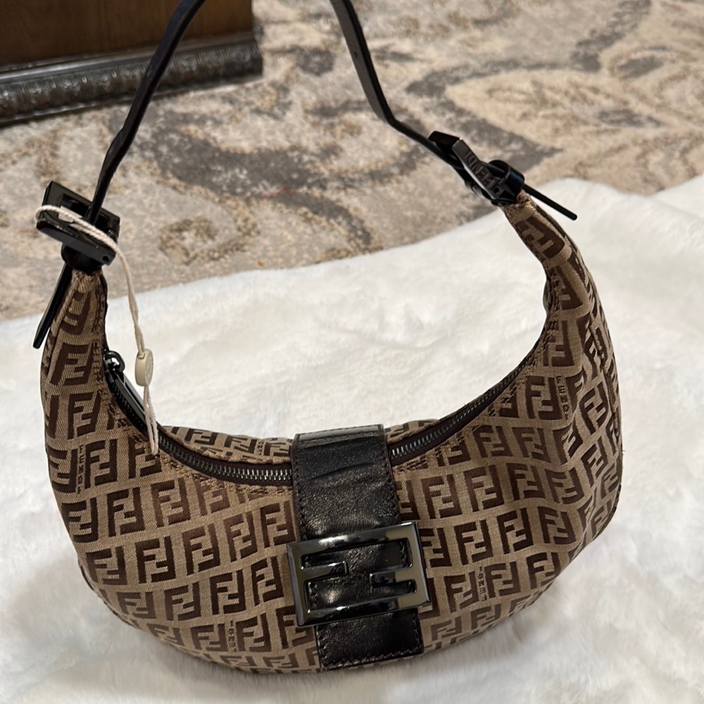 Fendi Croissant clothes handbag